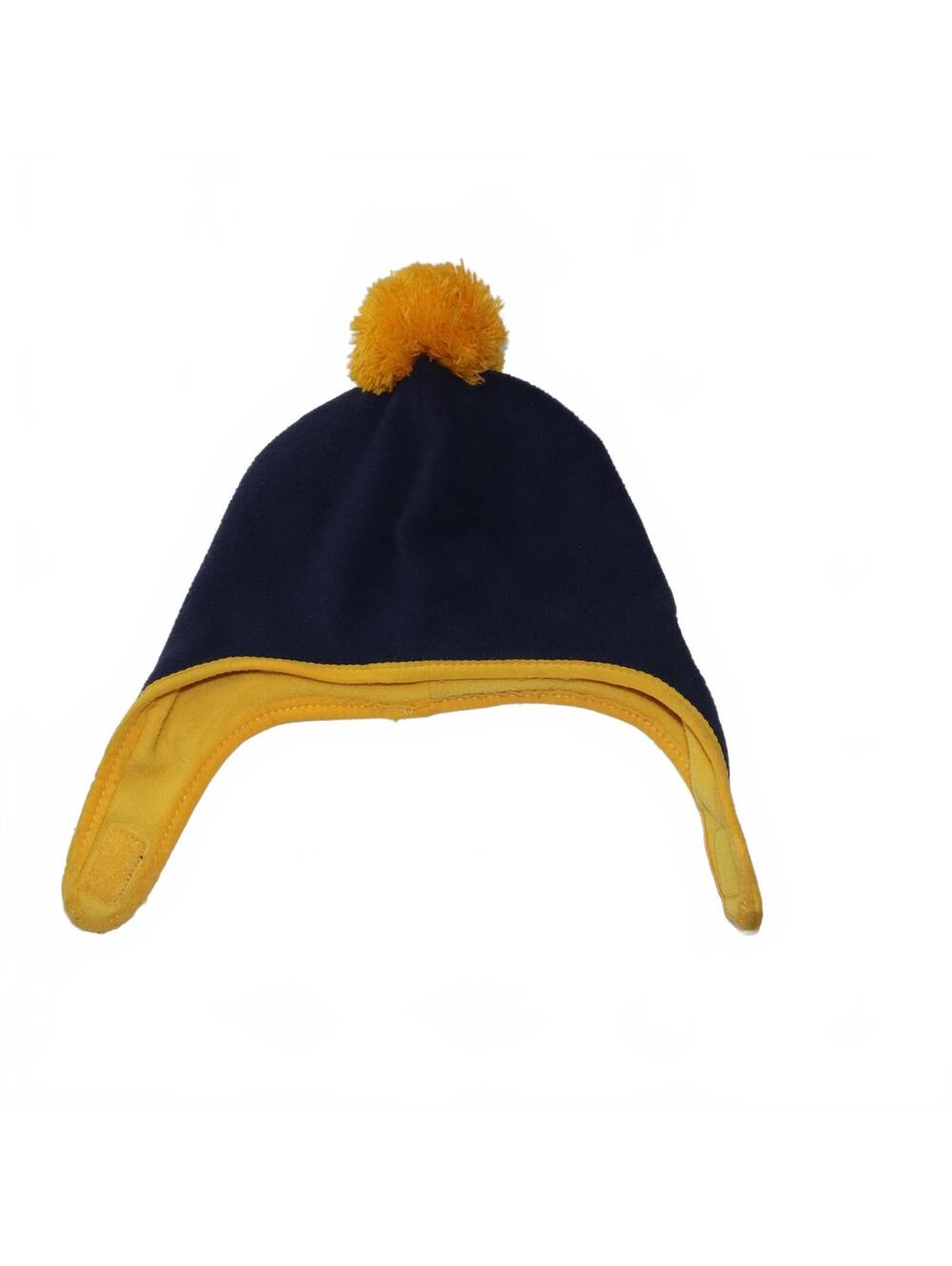 Old Navy Boys Winter Pom Pom Hat Size Small Navy Yellow